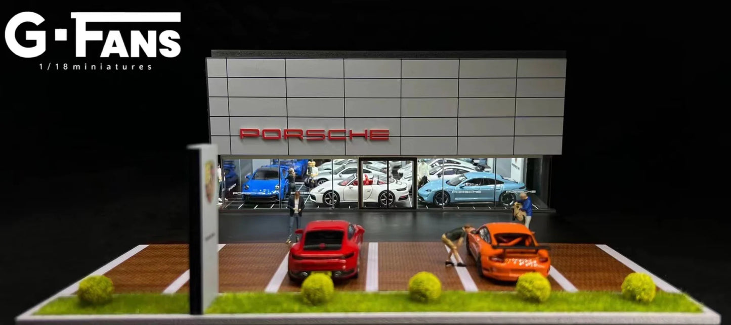 (710031) - G-Fans 1:64 Porsche Diorama