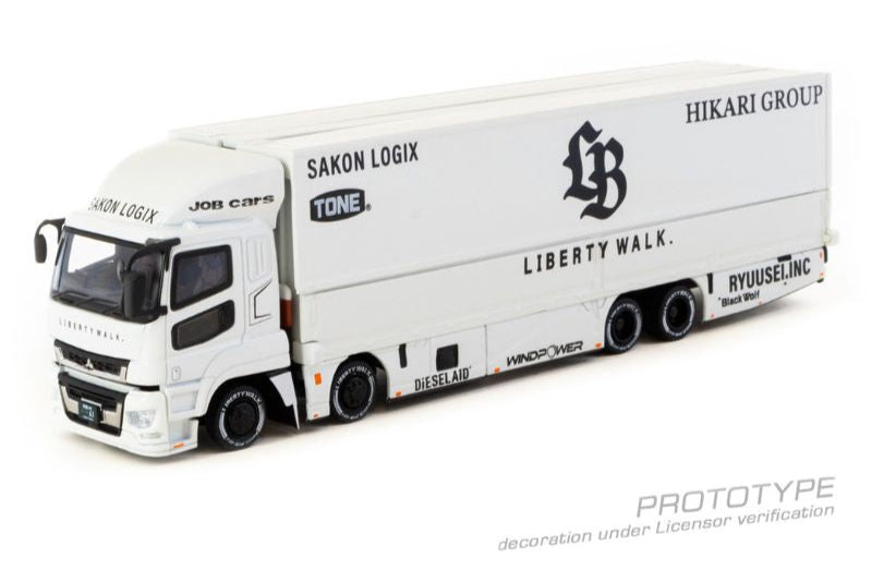 (Pre-Order) (T64T-TL001-LBW) - Mitsubishi Fuso Super Great LB-TRUCKS