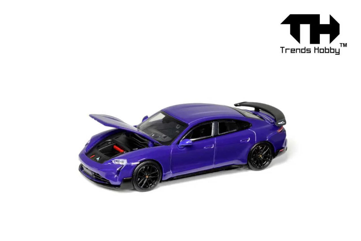 241087(A) Trends Hobby 1/64 Porsche Taycan Turbo GT - PURPLE
