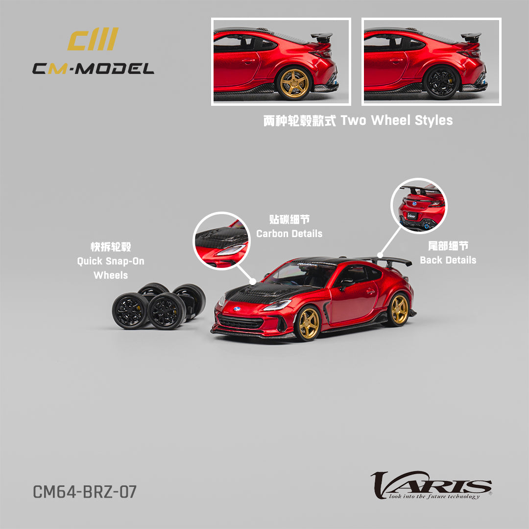 (Pre-Order)(CM64-BRZ-07) SUBARU BRZ Varis Widebody (Metallic Red)