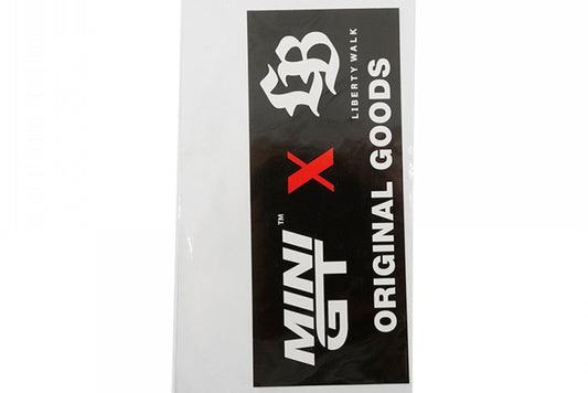 (Pre-Order) (MGTOM009) Mini GT x LB Original Goods Sticker