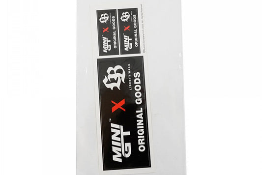 (Pre-Order) (MGTOM010) Mini GT x LB Original Goods Sticker