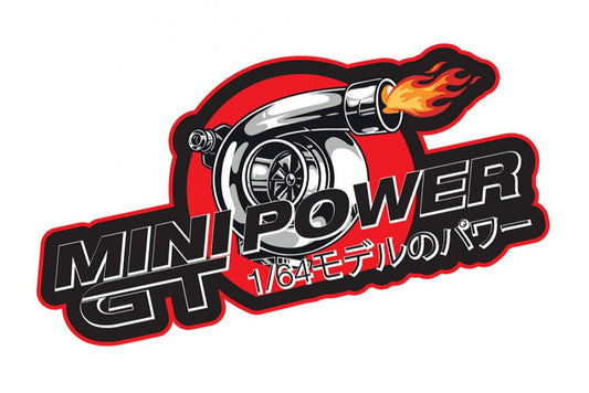 (Pre-Order) (MGTOM051) Mini GT Turbo Power Sticker