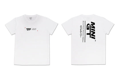 (Pre-Order) (MGTOM025) Mini GT T-shirt Driven by Passion (White)