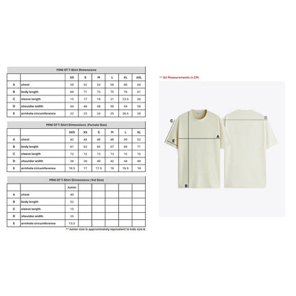 (Pre-Order) (MGTOM025) Mini GT T-shirt Driven by Passion (White)