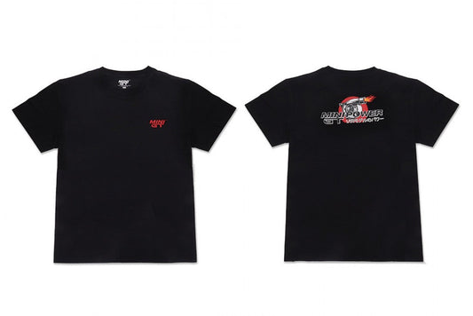 (Pre-Order) (MGTOM026) Mini GT T-shirt Turbo Power (Black)