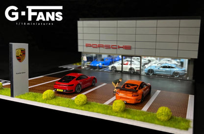 (710031) - G-Fans 1:64 Porsche Diorama
