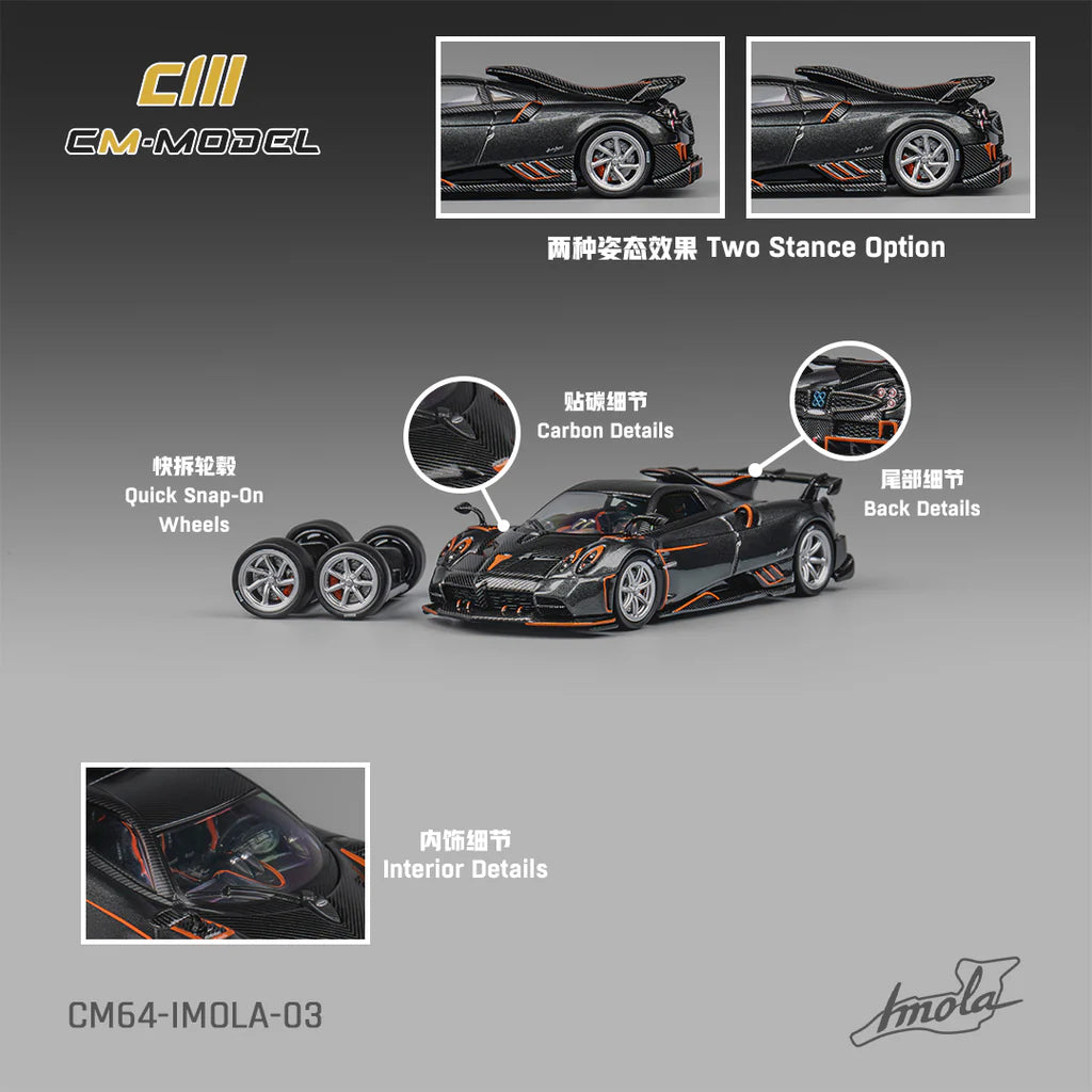 (CM64-Imola-03) Pagani Imola (Metallic Gray)
