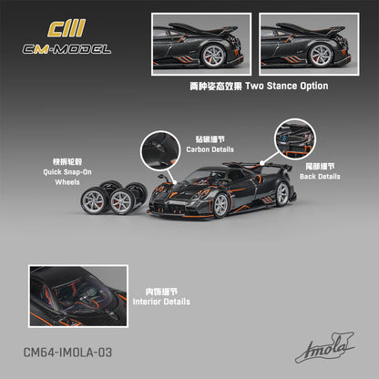 (CM64-Imola-03) Pagani Imola (Metallic Gray)