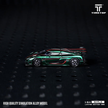 (Pre-Order)(TT644817) Koenigsegg One:1 (Metallic Green)