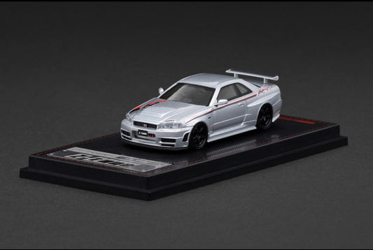 (Pre-Order)(IG3840) Nismo R34 GT-R Z-Tune Silver