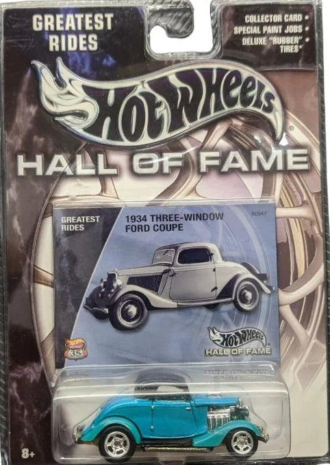 Hot Wheels - 1934 Three-Window Ford Coupe (Hall of Fame)