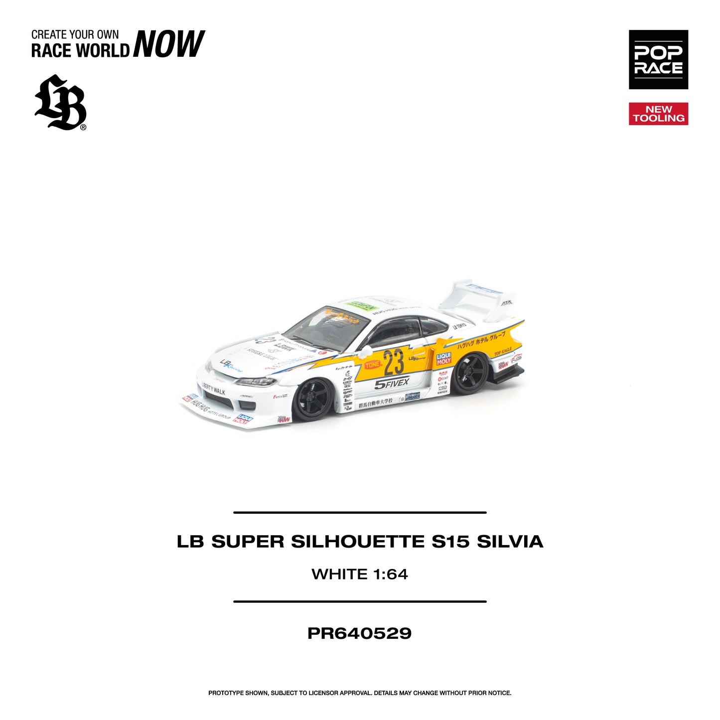 (Pre-Order) (PR640529) LB SUPER SILHOUETTE S15 SILVIA - WHITE