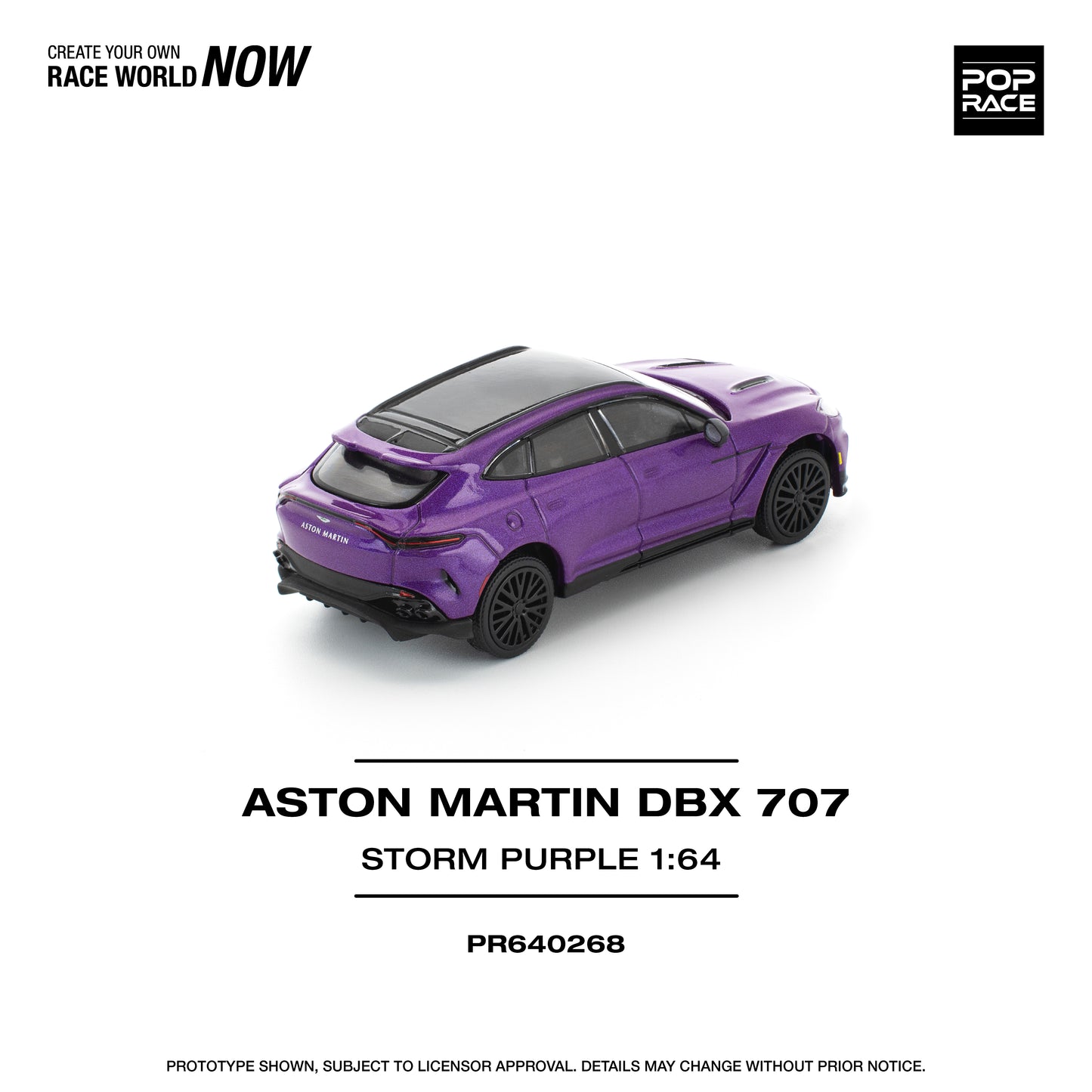 (Pre-Order) (PR640268) ASTON MARTIN DBX 707 - STORM PURPLE