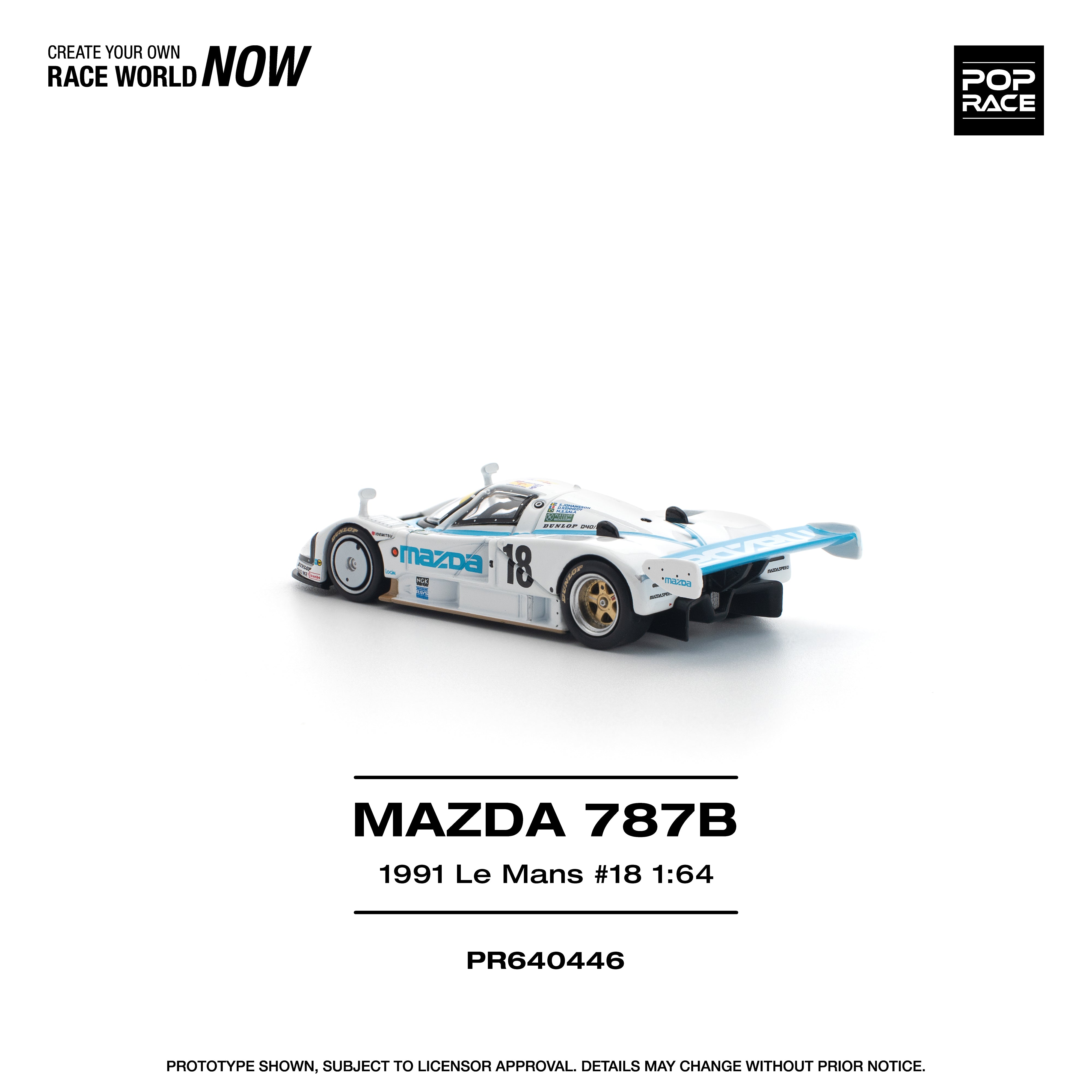 Mazda 787B PR640446 - Pop Race 1:64 Pre-Order | 303 Exclusive Diecasts