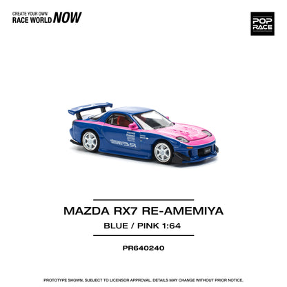 (Pre-Order) (PR640240) MAZDA RX7 RE-AMEMIYA - BLUE/PINK
