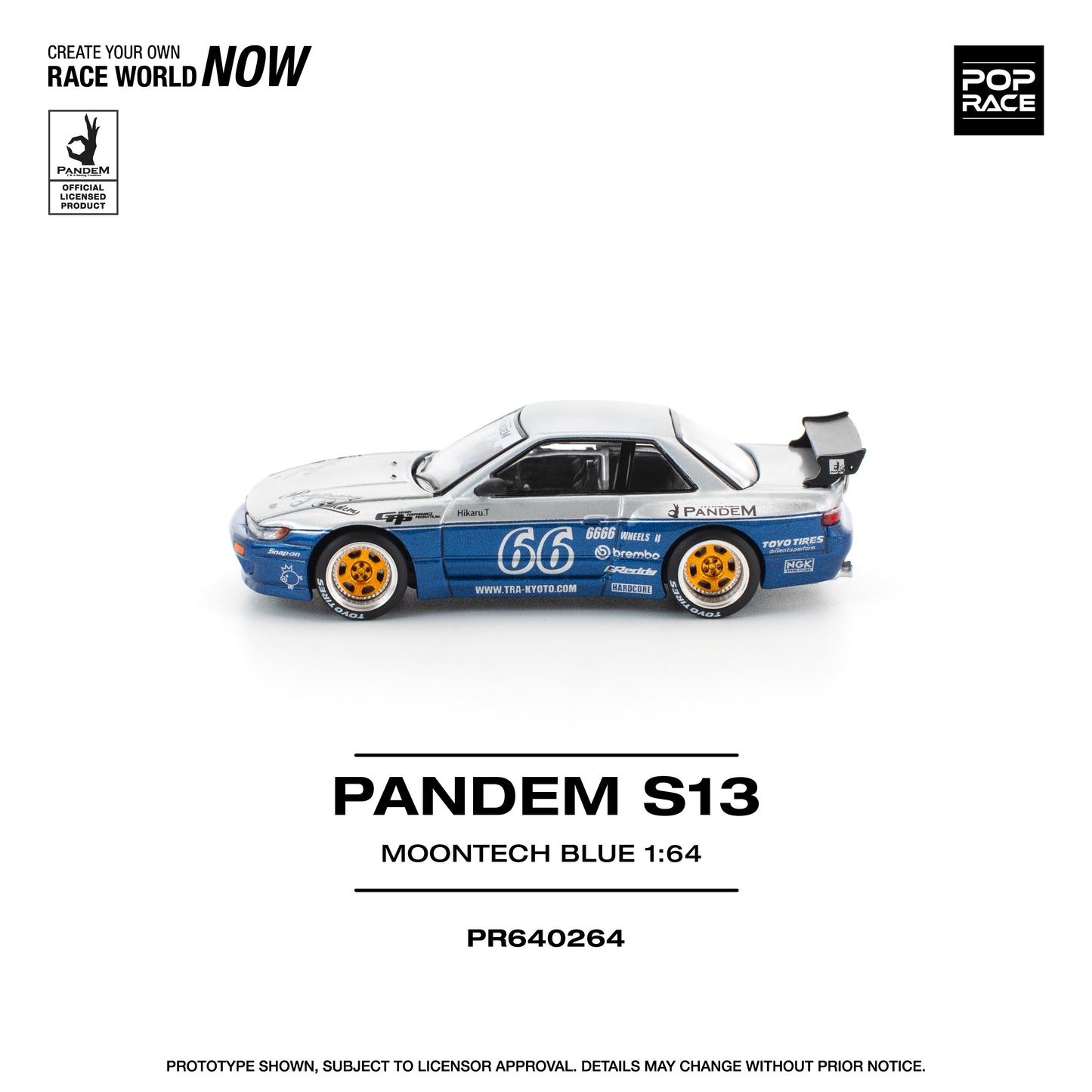 (Pre-Order) (PR640264) - PANDEM SILVIA S13 - MOONTECH BLUE