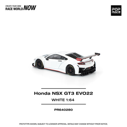 (Pre-Order) (PR640280) HONDA NSX GT3 EVO22 - WHITE