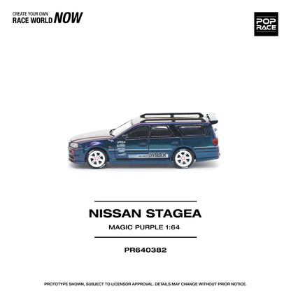 (Pre-Order) (PR640382) NISSAN STAGEA MAGIC PURPLE