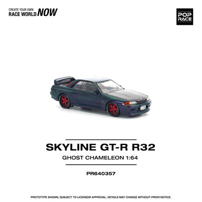 (Pre-Order) (PR640357) SKYLINE GT-R R32 GHOST CHAMELEON