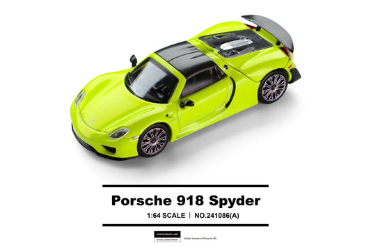 (Pre-Order) (241086(A)) - Porsche 918 Spyder - Acid Green