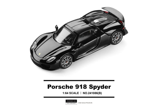 (Pre-Order) (241086(B)) - Porsche 918 Spyder - Black