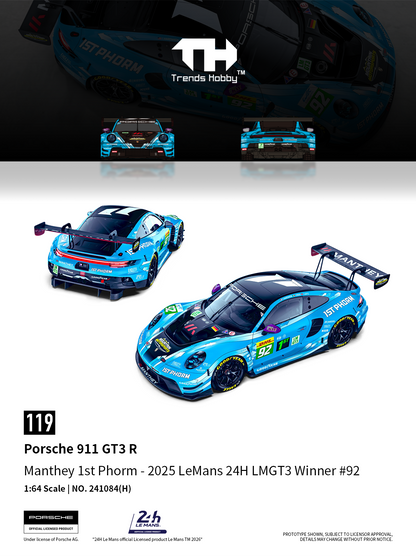 (Pre-Order) 241084(H) 911 GT3 R LeMan 24H 2025 #92