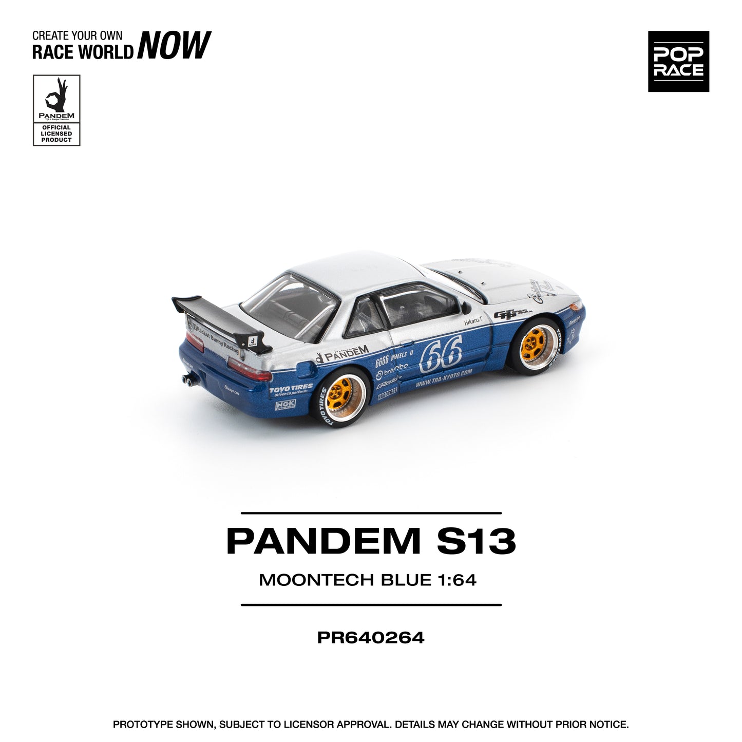 (Pre-Order) (PR640264) - PANDEM SILVIA S13 - MOONTECH BLUE