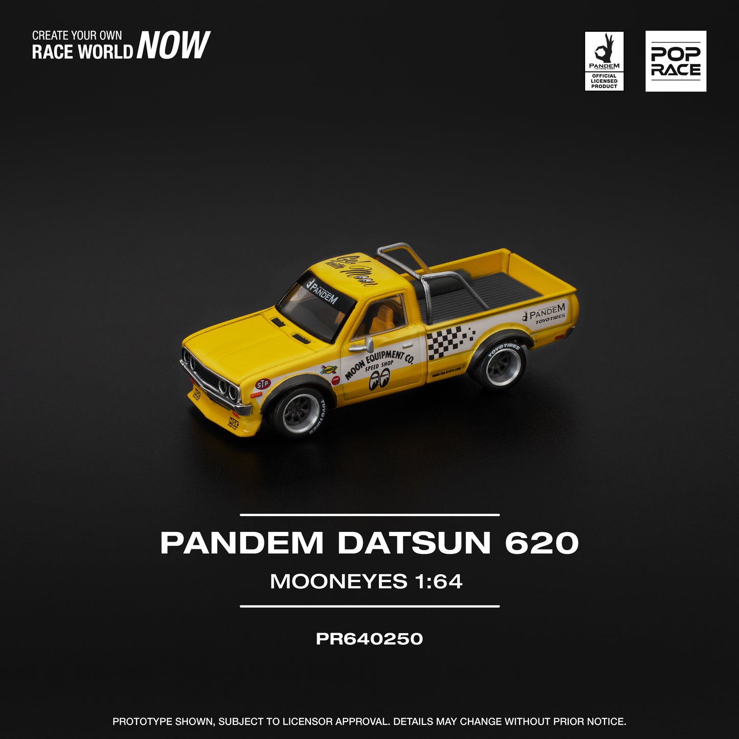 (Pre-Order) (PR640250) PANDEM DATSUN 620 - MOONEYES