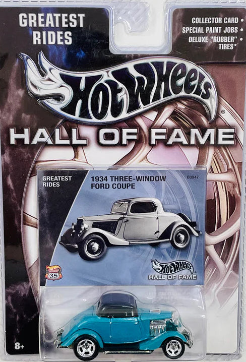 Hot Wheels - 1934 Three-Window Ford Coupe (Hall of Fame)