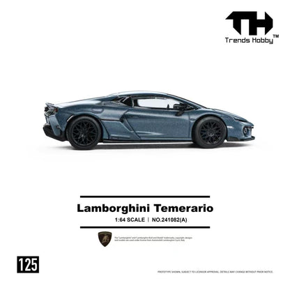 (Pre-Order) 241082(A) Trends Hobby 1/64 Lamborghini Temerario- Matte Blue