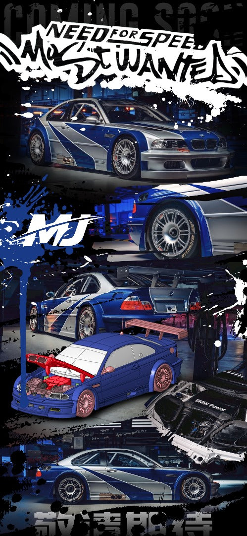 (Pre-Order) MJ Model - BMW M3 GTR Need for Speed
