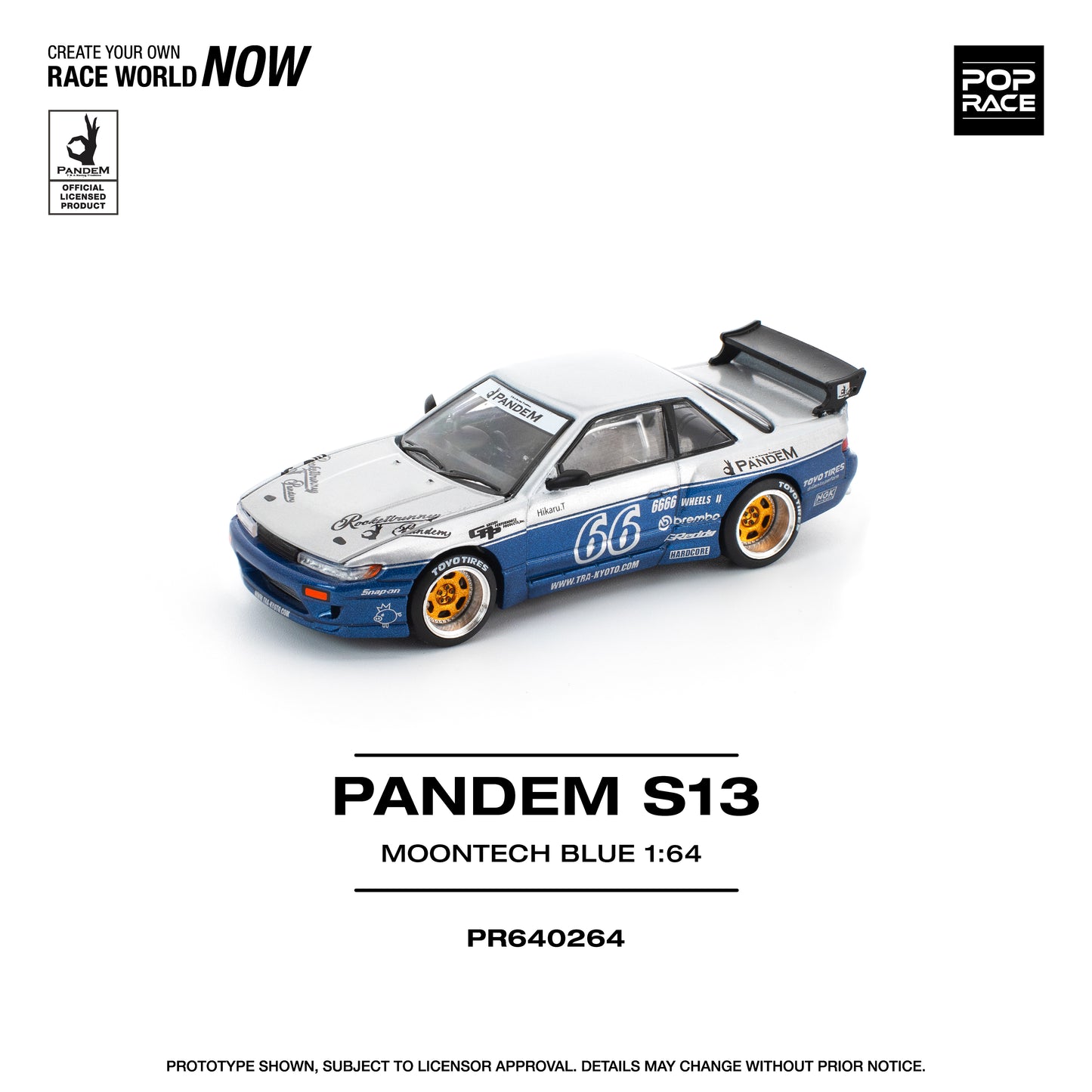 (Pre-Order) (PR640264) - PANDEM SILVIA S13 - MOONTECH BLUE