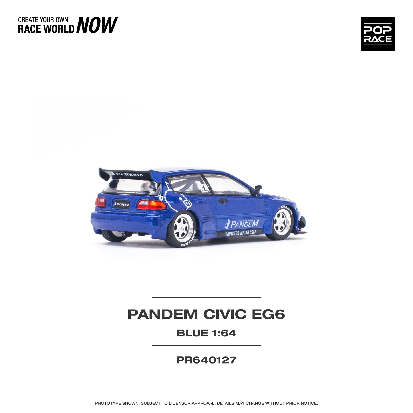 (PR640127) - Pandem Honda Civic EG6 v15 Metallic Blue