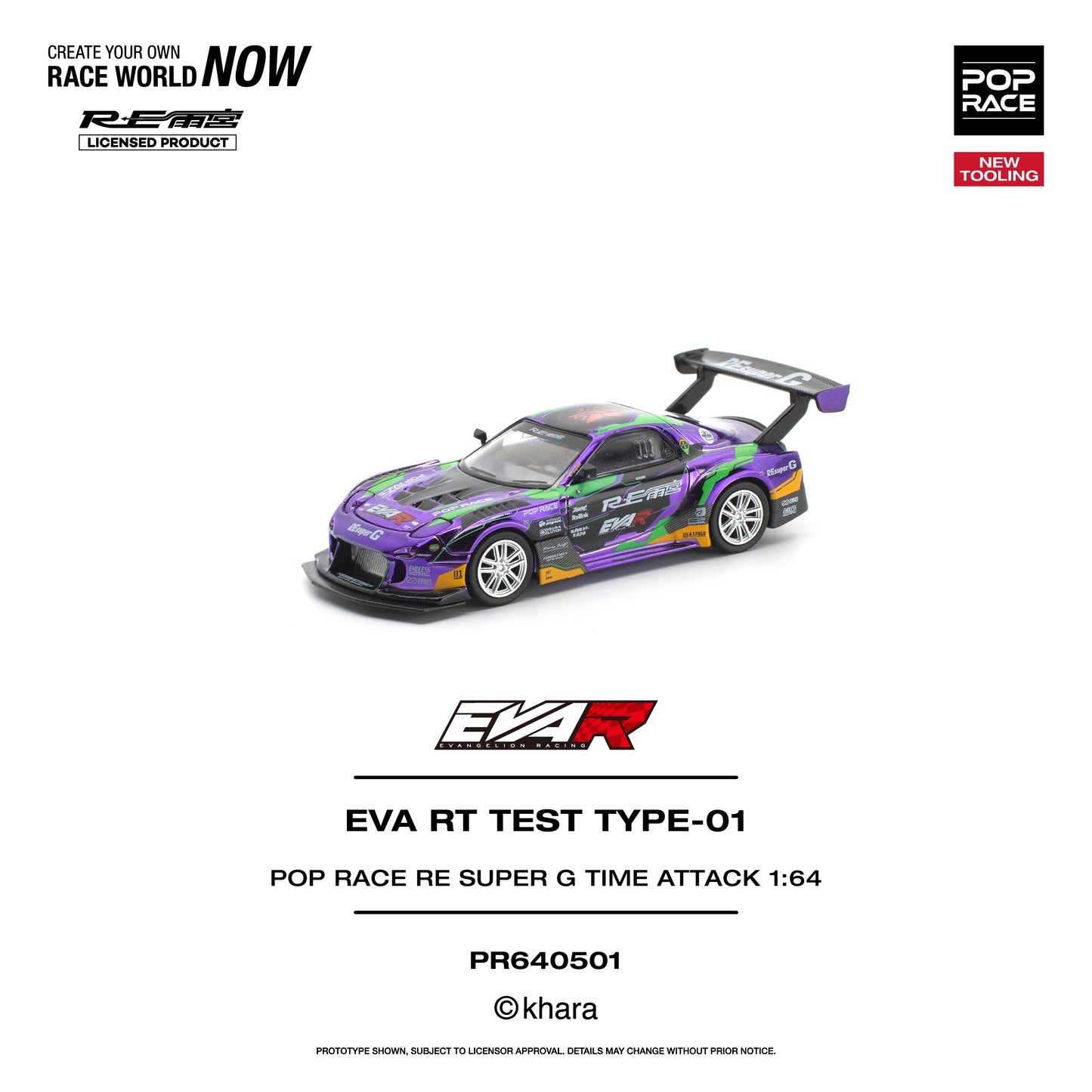(Pre-Order) (PR640501) EVA RT TEST TYPE-01 POP RACE RE SUPER G TIME ATTACK