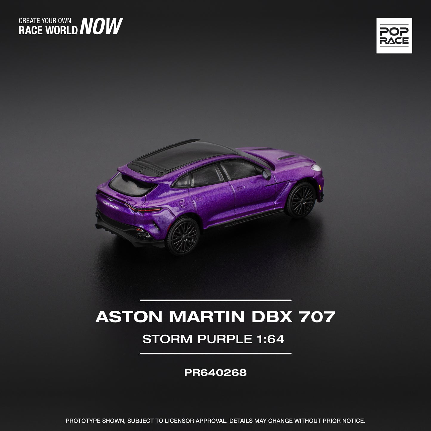 (Pre-Order) (PR640268) ASTON MARTIN DBX 707 - STORM PURPLE