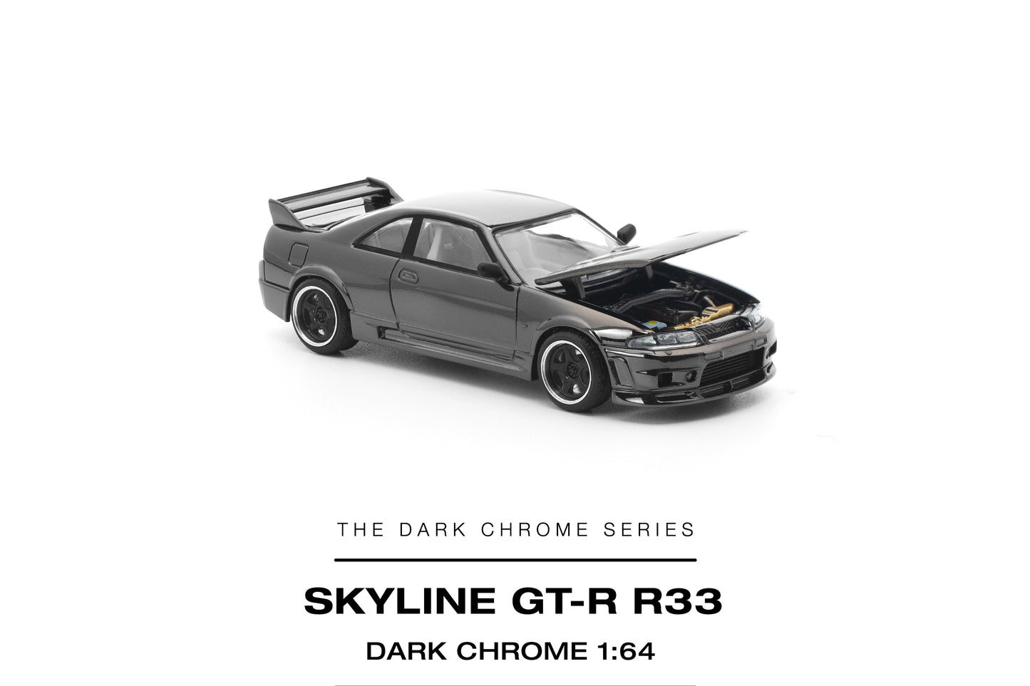 Pre-Order) (PRDC003) R33 GT-R DARK CHROME