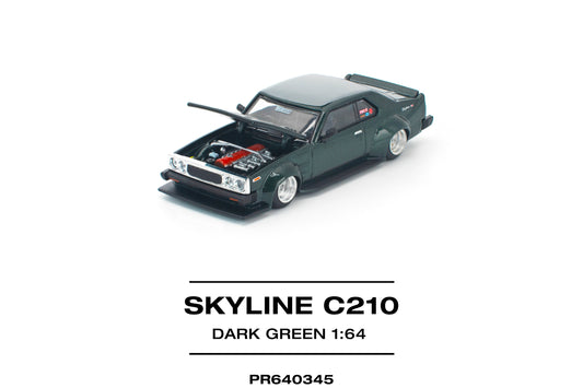 (Pre-Order) (PR640345) SKYLINE C210 DARK GREEN