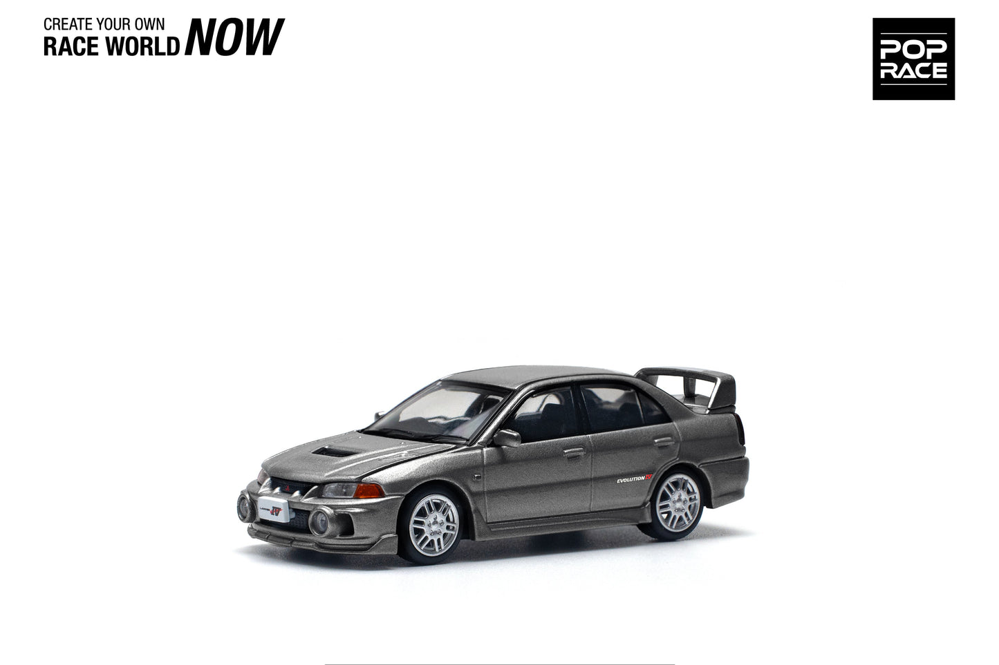 (Pre-Order) (PR640327) - MITSUBISHI LANCER EVOLUTION IV DARK GREY