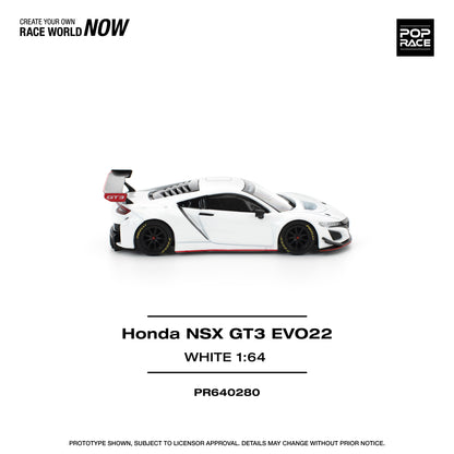 (Pre-Order) (PR640280) HONDA NSX GT3 EVO22 - WHITE