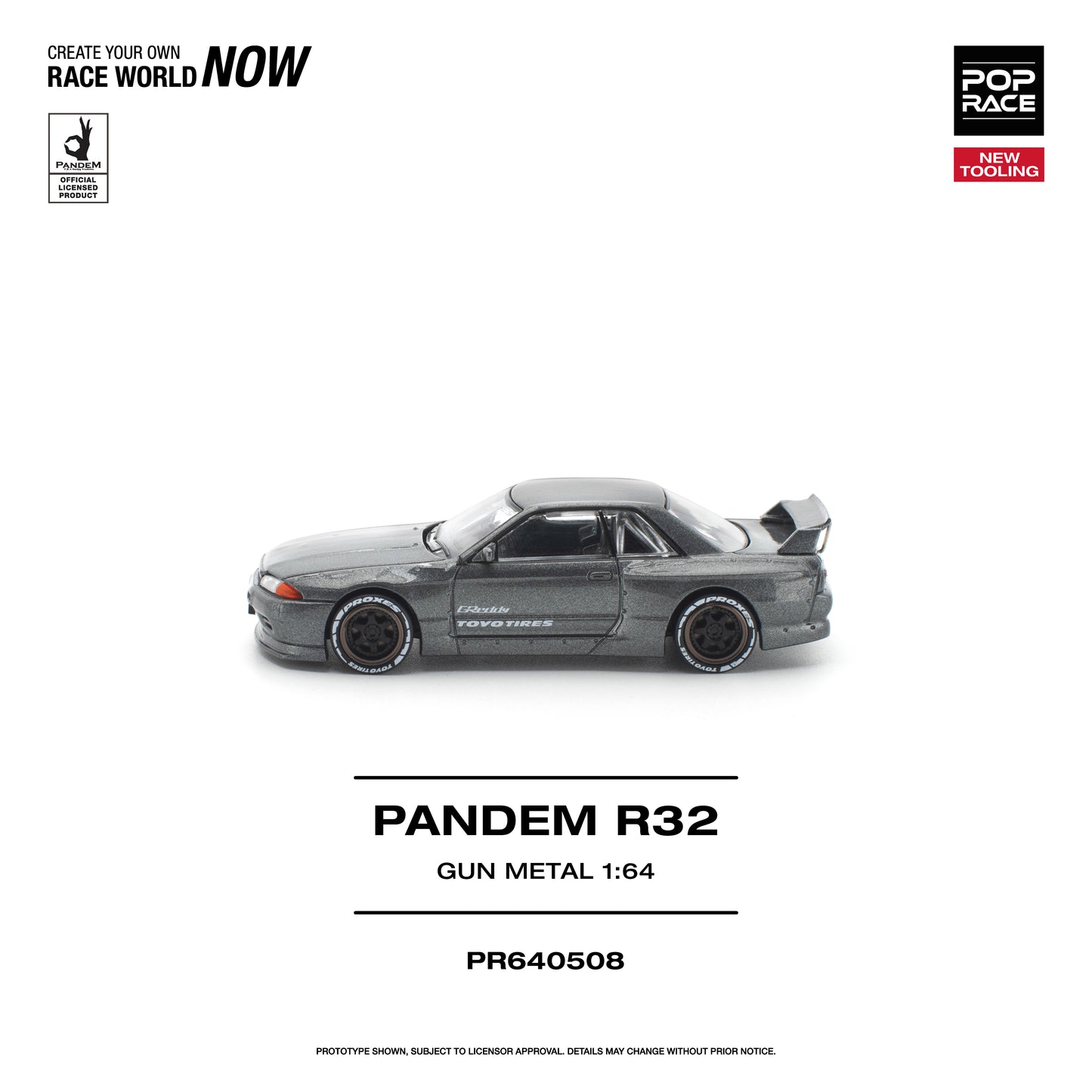 (Pre-Order) (PR640508) PANDEM R32 - GUN METAL