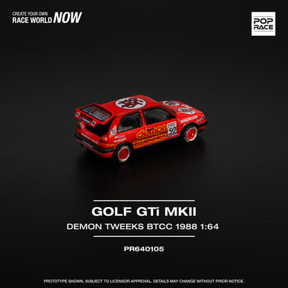 (Pre-Order) (PR640105) GOLF GTI MkII - TEAM DEMON TWEEKS BTCC 1988
