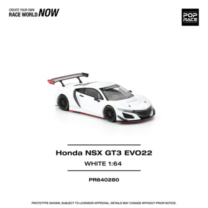 (Pre-Order) (PR640280) HONDA NSX GT3 EVO22 - WHITE