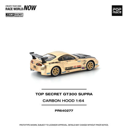 (Pre-Order) (PR640277) TOP SECRET GT300 SUPRA - CHROME GOLD