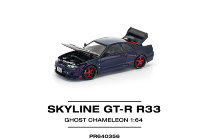 (Pre-Order) (PR640356) SKYLINE GT-R R33 GHOST CHAMELEON
