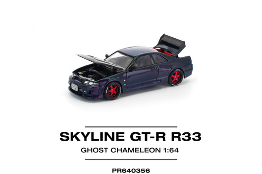 (Pre-Order) (PR640356) SKYLINE GT-R R33 GHOST CHAMELEON