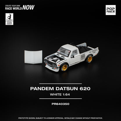 (Pre-Order) (PR640350) PANDEM DATSUN 620 (WHITE)