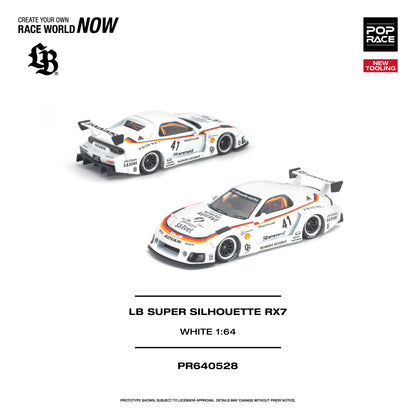 (Pre-Order) (PR640528) LB SUPER SILHOUETTE RX7 (FD3S) - WHITE