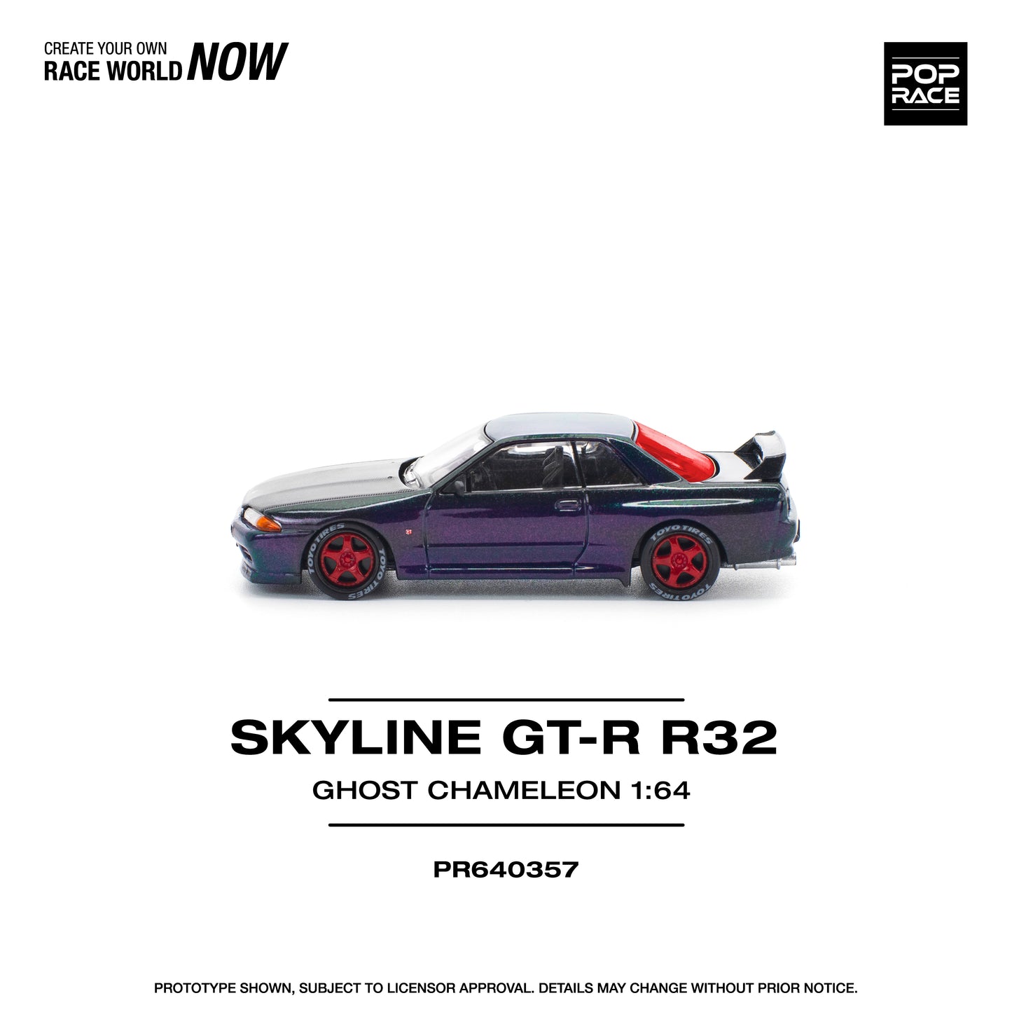 (Pre-Order) (PR640357) SKYLINE GT-R R32 GHOST CHAMELEON
