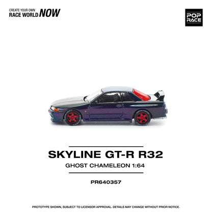 (Pre-Order) (PR640357) SKYLINE GT-R R32 GHOST CHAMELEON